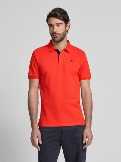 Tom Tailor Regular fit poloshirt van puur katoen Rood - 4