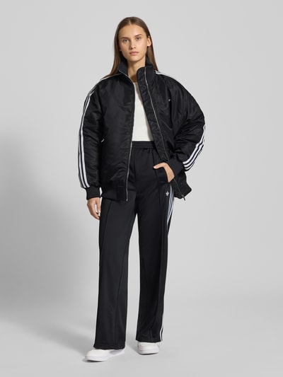 adidas Originals Jack met logostitching, model 'FIREBIRD' Zwart - 1