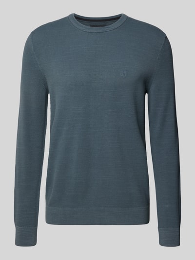 Marc O'Polo Regular Fit Pullover aus reiner Baumwolle Petrol 2