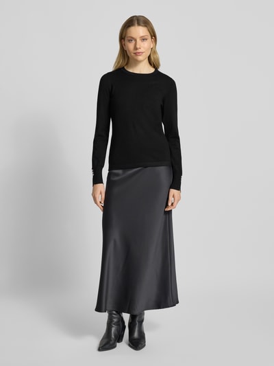 Christian Berg Woman Selection Gebreide pullover met ronde hals Zwart - 1