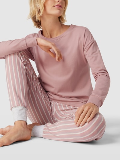 Skiny Longsleeve mit Label-Patch Modell 'Every Night' Rose 3