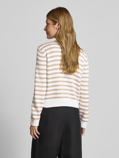 JOOP! Gebreid jack met steekzakken, model 'KOLA' Beige - 5