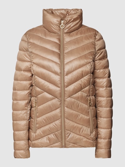 Christian Berg Woman Selection Steppjacke mit Stehkragen und Reißverschlusstasche Beige 2