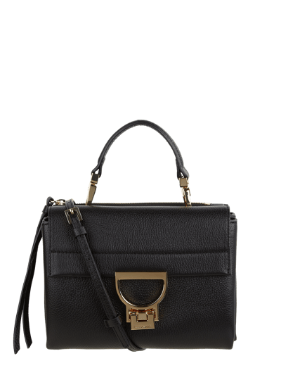 Coccinelle Crossbody Bag aus Leder mit zwei Hauptfächern Black 2