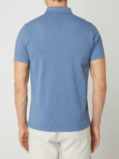 Gant Regular fit poloshirt van katoen  Jeansblauw gemêleerd - 5