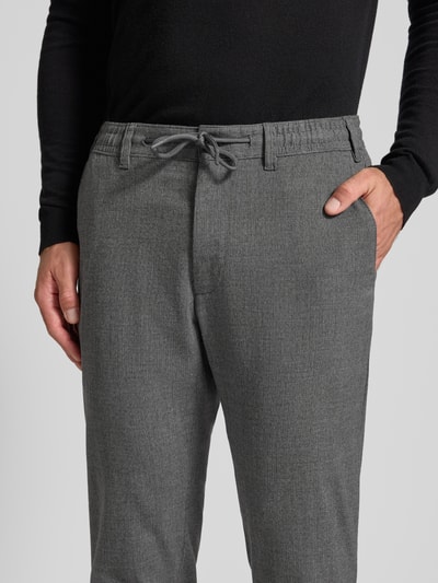 MCNEAL Straight fit stoffen broek met viscose Lichtgrijs - 3