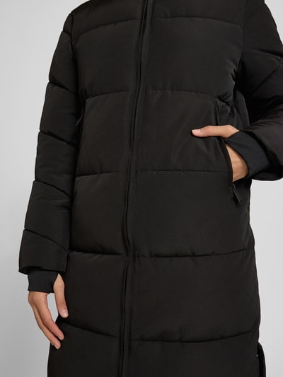 WITHBLACK Steppmantel mit Kapuze Black 3