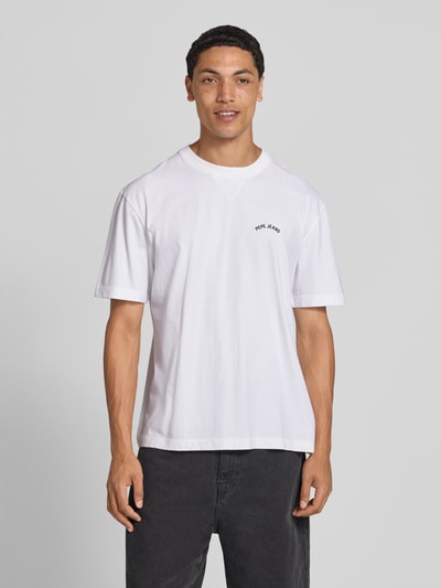 Pepe Jeans Regular Fit T-Shirt aus reiner Baumwolle Modell 'John Tee' Weiss 4
