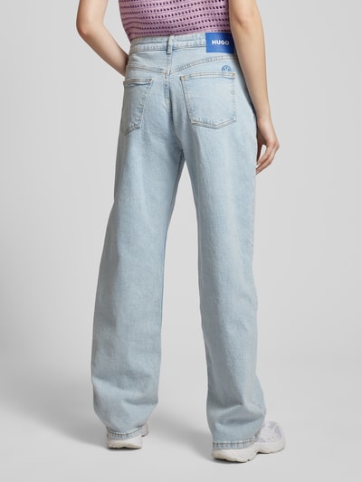 Hugo Blue Straight Fit Jeans Modell 'Elyah' Hellblau 5