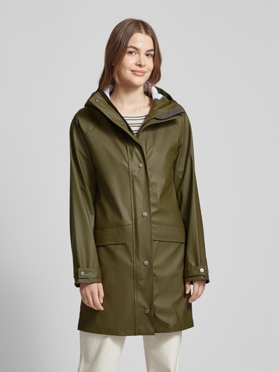 Didriksons Regenjas Galon® parka, model 'ELLY' Groen - 4