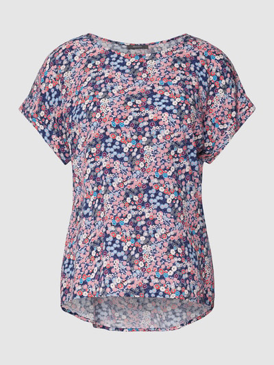 Montego Blouseshirt met all-over motief Grafiet - 2