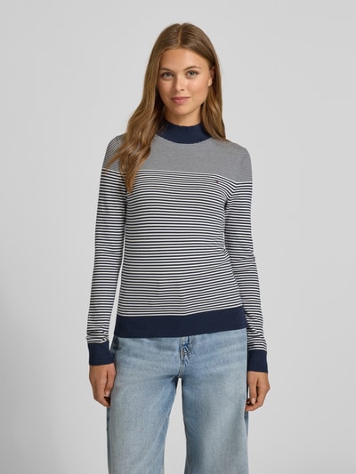 Tommy Hilfiger Regular Fit Pullover aus Baumwoll-Mix Marine 4