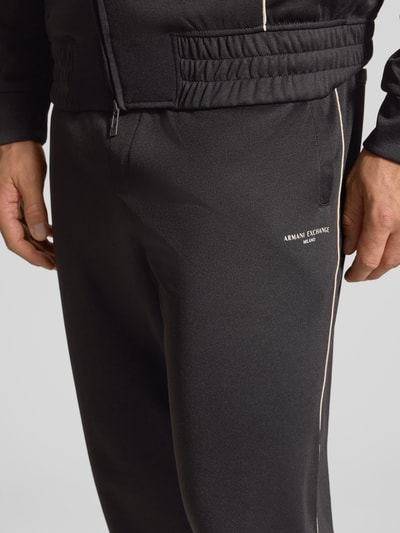 ARMANI EXCHANGE Sweatbroek met elastische band Zwart - 3