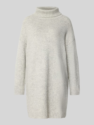 Apricot Oversized Strickkleid mit gerippten Abschlüssen Silber 2