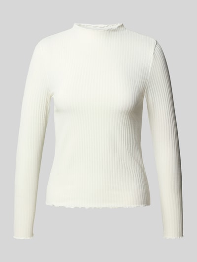 Only Slim Fit Langarmshirt mit Viskose-Anteil Modell 'LEMMA' Offwhite 2