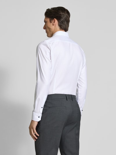 OLYMP No. Six Super Slim Fit Business-Hemd mit Knopfleiste Weiss 5