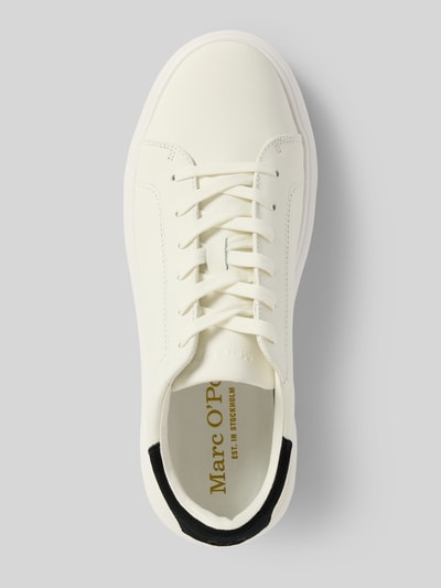 Marc O'Polo Sneakersy niskie z wysokiej jakości skóry bydlęcej Biały 3