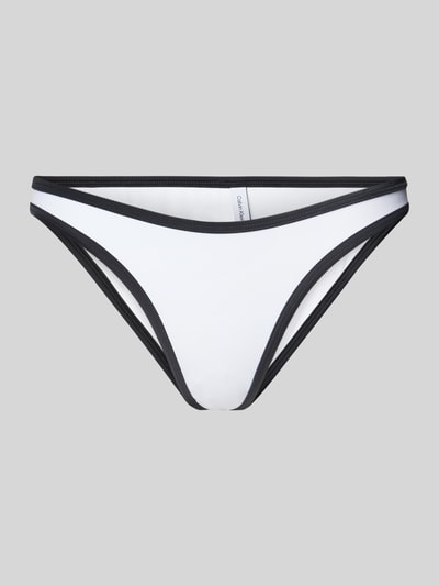 Calvin Klein Underwear Bikini-Hose in Two-Tone-Machart Modell 'CHEEKY' Weiss 1