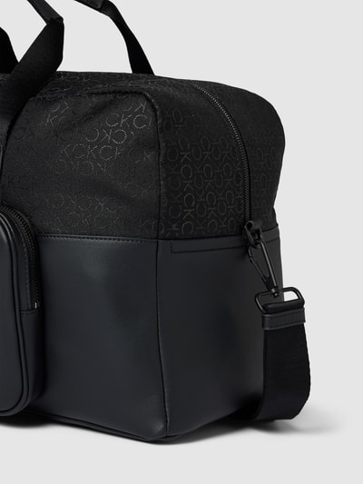 CK Calvin Klein Weekender mit Reißverschlussfächern Modell 'ELEVATED' Black 3