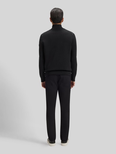 BOSS Regular Fit Sweatjacke mit gesteppter Vorderseite Modell 'HERNESTO' Black 5