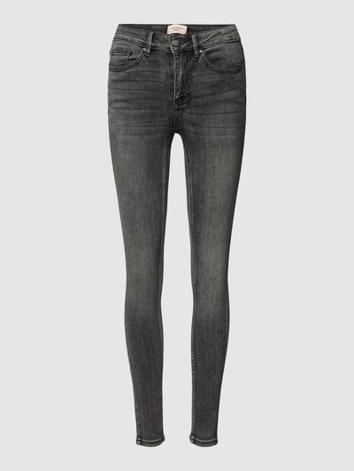 Vero Moda Jeansy o kroju skinny fit z 5 kieszeniami model ‘FLASH’ Średnioszary 2