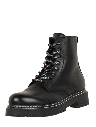 Cafe Noir Boots van leer  Zwart - 1