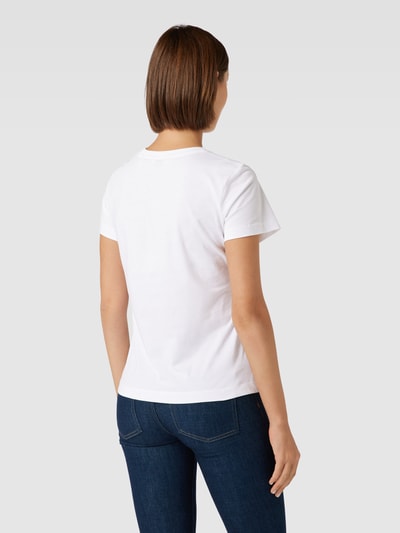 Gant T-shirt z wyhaftowanym logo model ‘SHIELD’ Biały 5