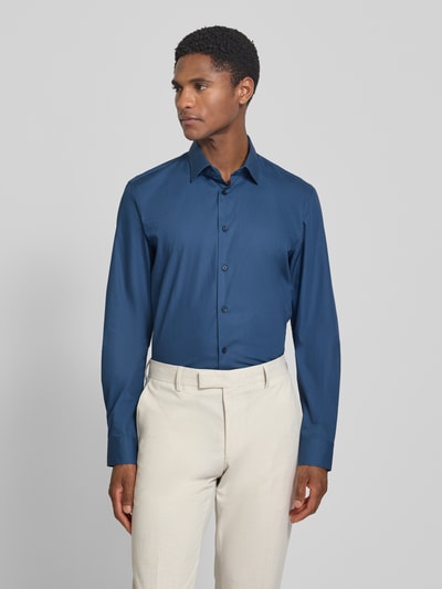 Jake*s Koszula o kroju slim fit biznes z bardzo długim rękawem Szaroniebieski 4