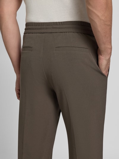 Lindbergh Spodnie materiałowe z elastycznym pasem Błotnisty 3