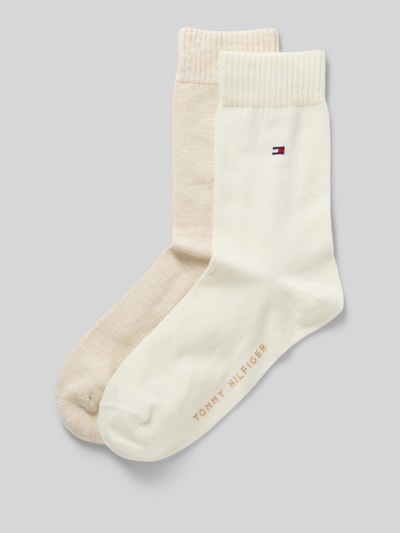 Tommy Hilfiger Strümpfe mit verstärkter Ferse Offwhite 1