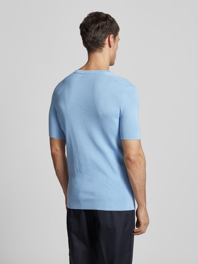 JOOP! Collection T-Shirt in Strick-Optik Modell 'Valdro' Bleu 5