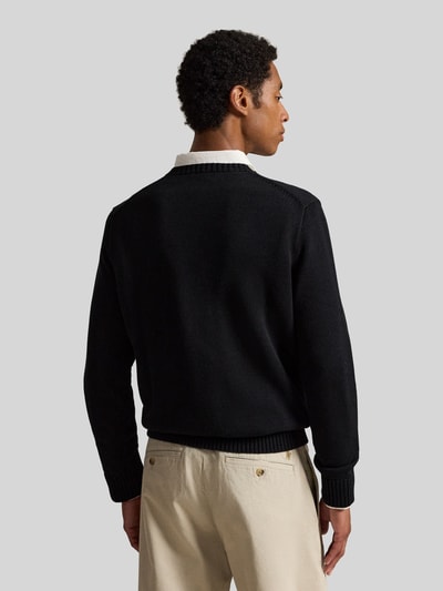 Polo Ralph Lauren Relaxed Fit Pullover aus reiner Baumwolle Black 5