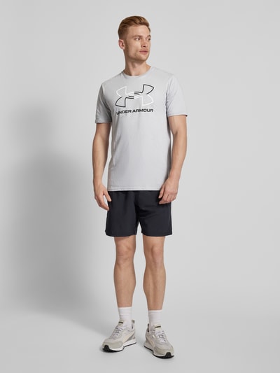 Under Armour T-shirt z okrągłym dekoltem model ‘FOUNDATION’ Jasnoszary 1