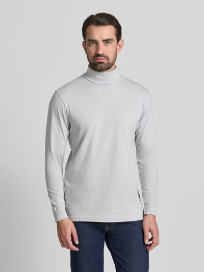RAGMAN Shirt met lange mouwen en col Steengrijs - 4