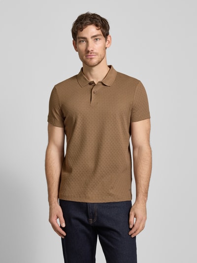 JOOP! Collection Poloshirt mit kurzer Knopfleiste Modell 'Bradley' Beige 4