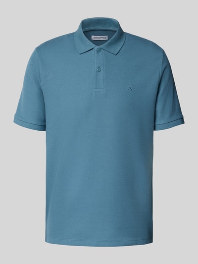 Jack & Jones Poloshirt mit Label-Stitching Modell 'AUSTIN' Ocean 2