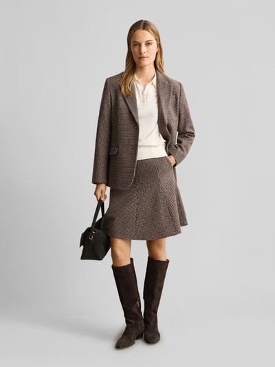 GANT Regular Fit Kurzblazer aus reiner Wolle Taupe 1