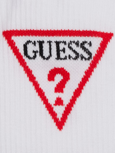 Guess Sokken met labelprint Wit - 2