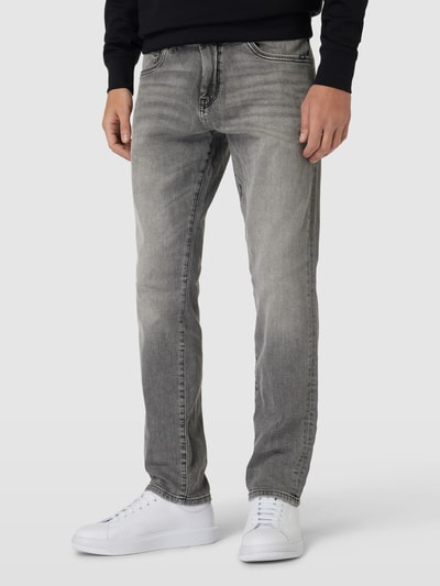 Tom Tailor Slim fit jeans met steekzakken Middengrijs - 4