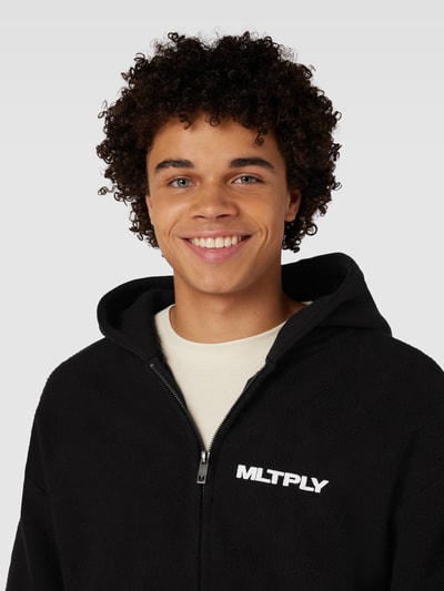 Multiply Apparel Sweatjacke mit Kapuze Black 3