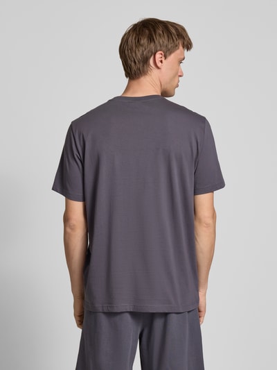 CHAMPION T-shirt met labelstitching, model 'ICONS' Antraciet - 5