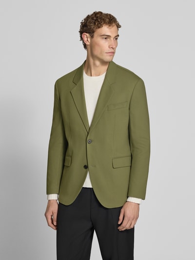HUGO Regular Fit Sakko mit Viskose-Anteil Modell 'Karlo243X' Oliv 4