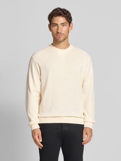 Scotch & Soda Sweatshirt met ronde hals Offwhite - 4