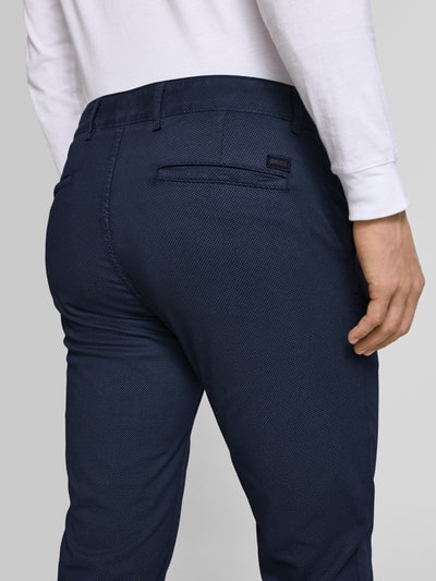 BOSS Orange Slim Fit Chino mit Gürtelschlaufen Marine 3