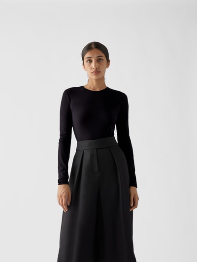 Maison Margiela Body mit Rundhalsausschnitt Schwarz 4