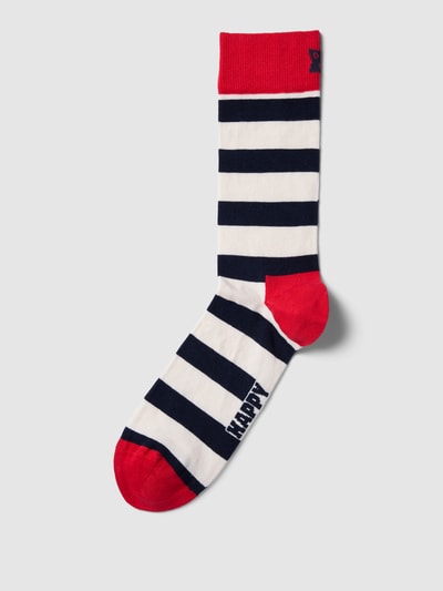 Happy Socks Socken mit Streifenmuster Marine 1