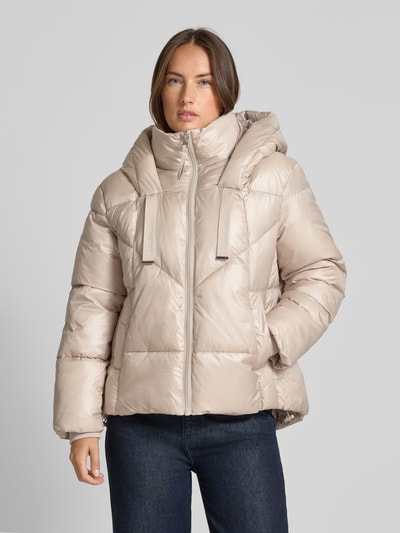 s.Oliver RED LABEL Boxy Fit Steppjacke mit Kapuze Beige 4