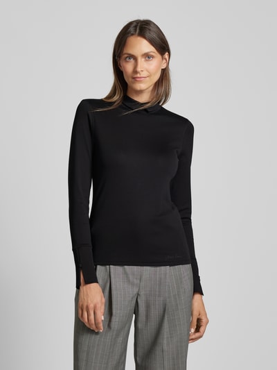 Marc Cain Longsleeve mit Umlegekragen Black 4