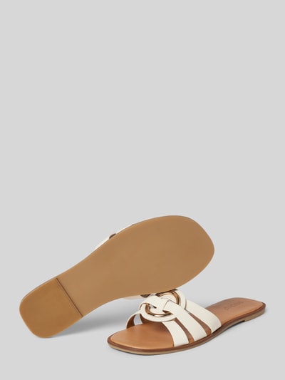 INUOVO Sandalette aus Leder mit Applikation Sand 3