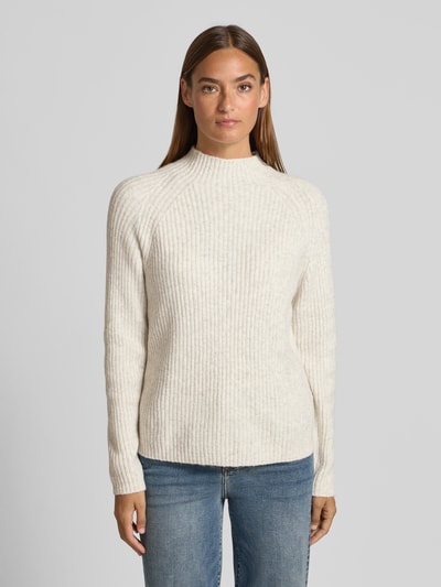 Tom Tailor Denim Regular Fit Strickpullover mit Baumwoll-Anteil  Offwhite 4